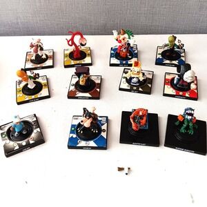 ToyBiz Creepy Freaks Figures Lot 2003 12 Game Pieces Miniatures Horror Gross